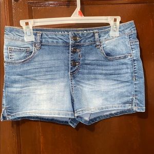 Denim shorts